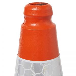 Orange/Red UK Road Traffic Cone