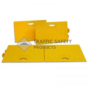 yellow kerb ramps