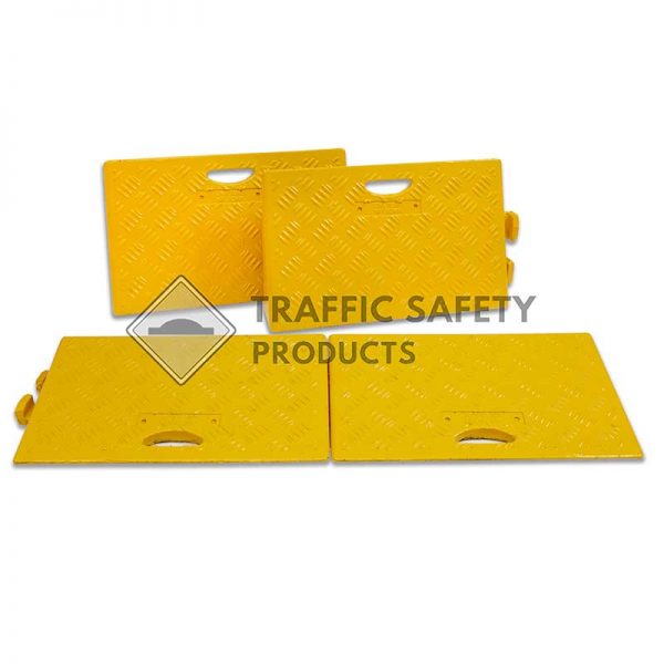 yellow kerb ramps