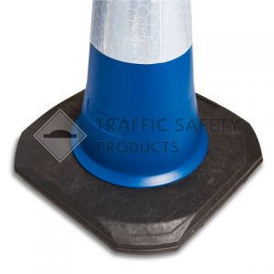 750mm and 1000mm Blue 2 Piece Road Traffic Cone Base
