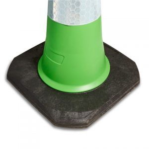 750mm and 1000mm 2 Piece Green Traffic Cone Base