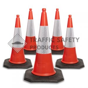 2 Piece Red Traffic Cones