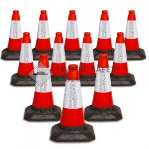 450mm Red Traffic Cone available in packs