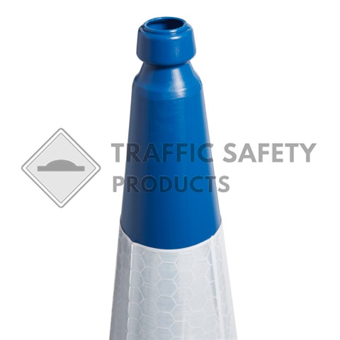 750mm and 1000mm Blue 2 Piece Road Traffic Cone