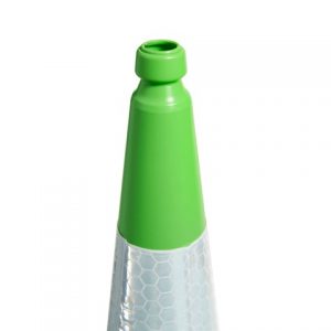 750mm and 1000mm 2 Piece Green Traffic Cone