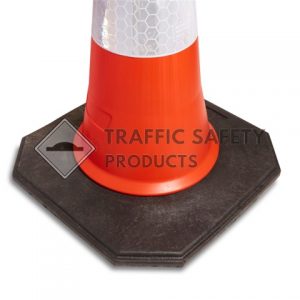 2 Piece Red Traffic Cone - base