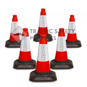 450mm Red Traffic Cone available in packs of 6 to 400