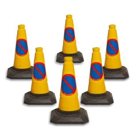 Pack of 6 450mm No Waiting Cones