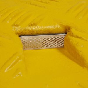 Speed bump reflectors - yellow section